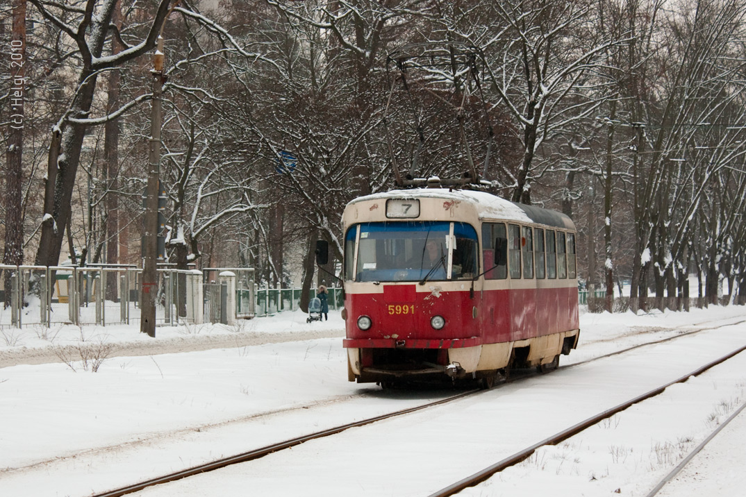 Киев, Tatra T3SU № 5991