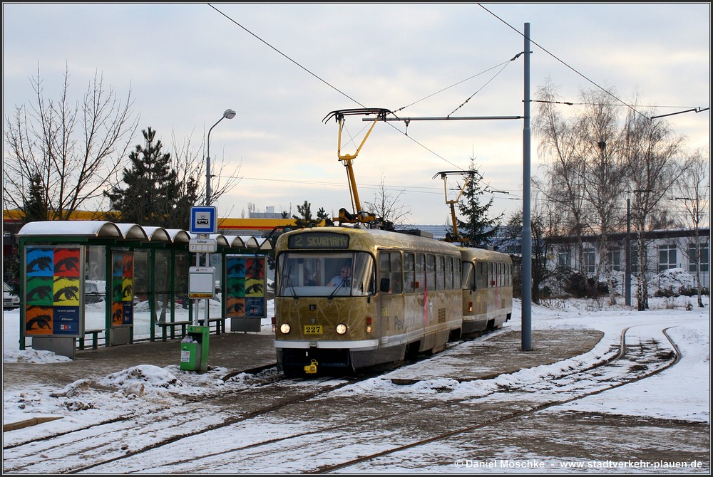 Пльзень, Tatra T3M.05 № 227
