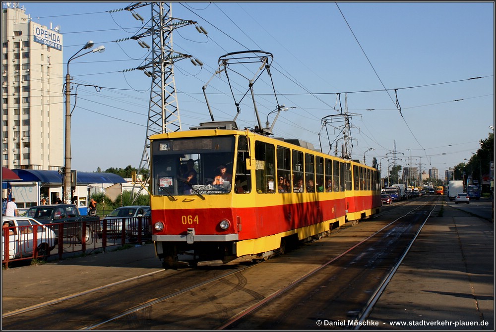 Киев, Tatra T6B5SU № 064