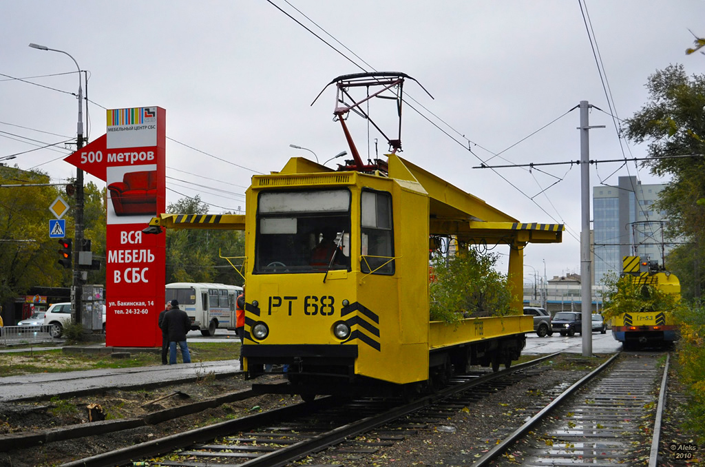 Волгоград, ТК-28 № 68; Волгоград, Tatra T3SU (двухдверная) № 53