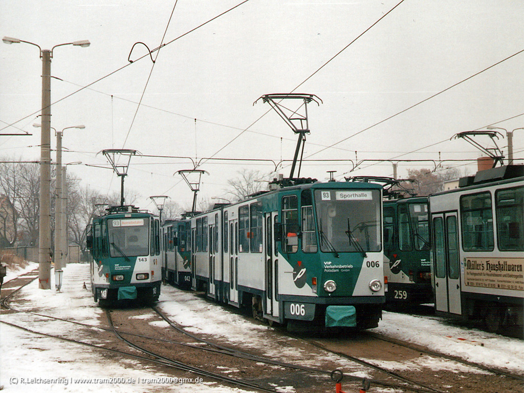 Потсдам, Tatra KT4DM № 143; Потсдам, Tatra KT4D № 006