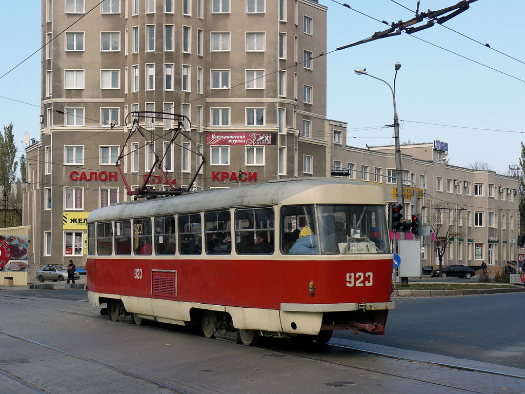 Донецк, Tatra T3SU № 923