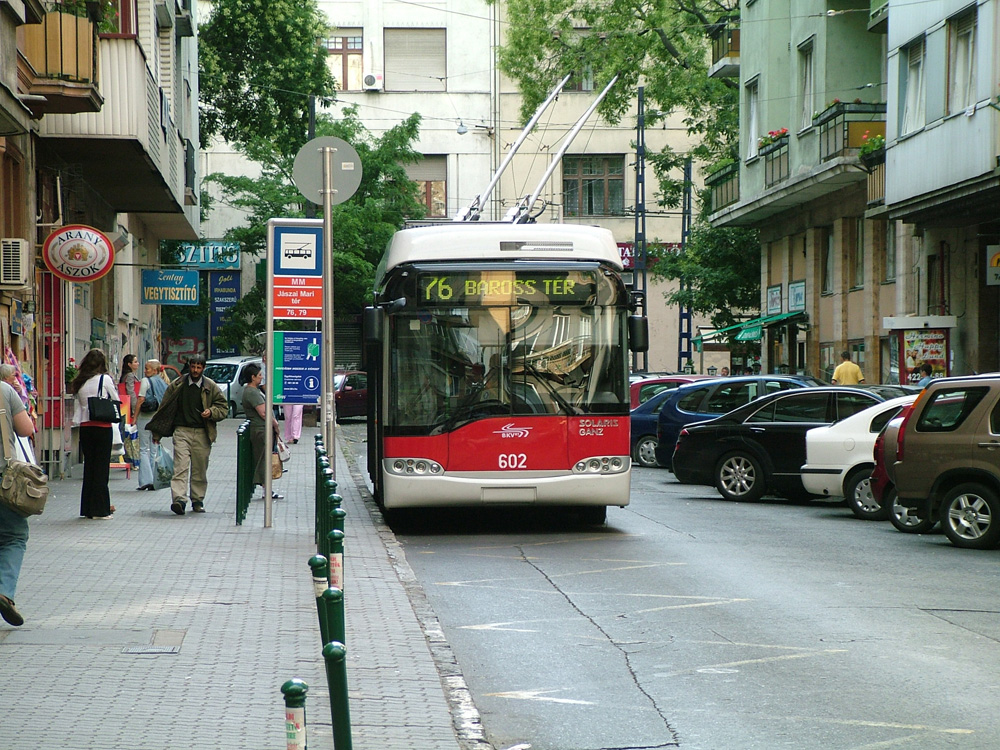 Будапешт, Solaris Trollino II 12 Ganz B № 602
