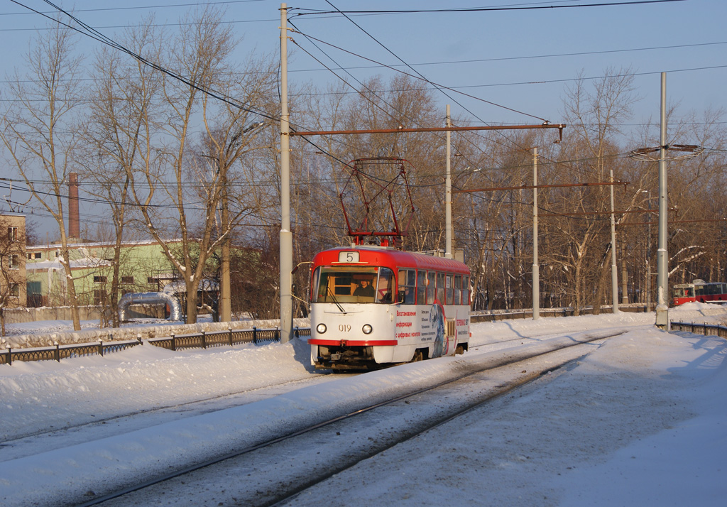 Екатеринбург, Tatra T3SU (двухдверная) № 019