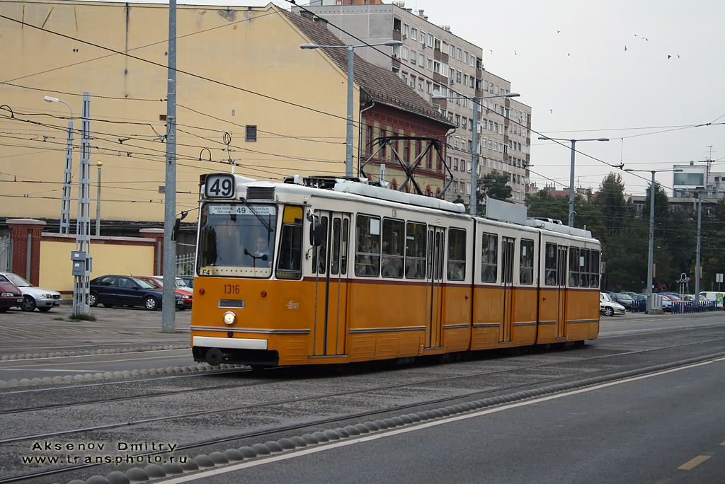 Будапешт, Ganz CSMG2 № 1316