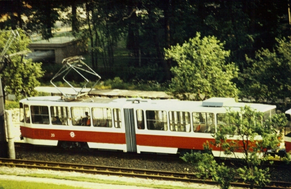 Котбус, Tatra KT4D № 20; Котбус — Старые фотографии Котбус, Tatra KT4D № 20; Котбус — Старые фотографии