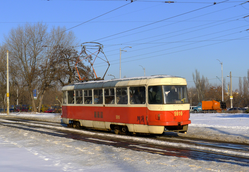 Киев, Tatra T3P № 5916