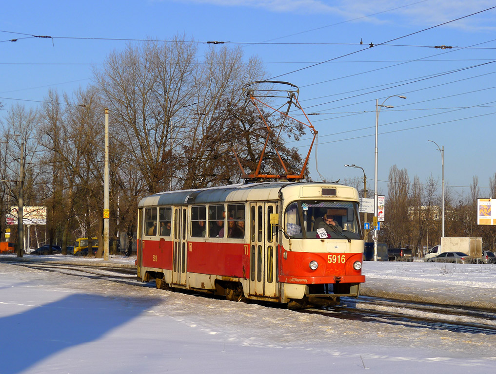 Киев, Tatra T3P № 5916