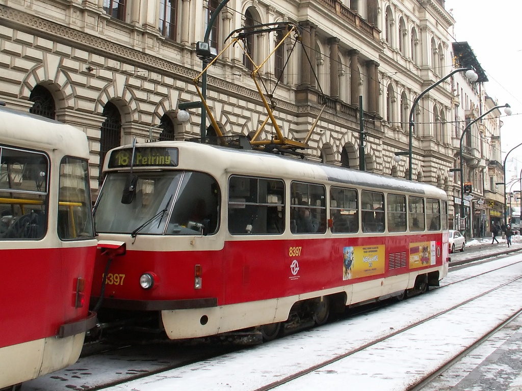 Прага, Tatra T3R.P № 8397