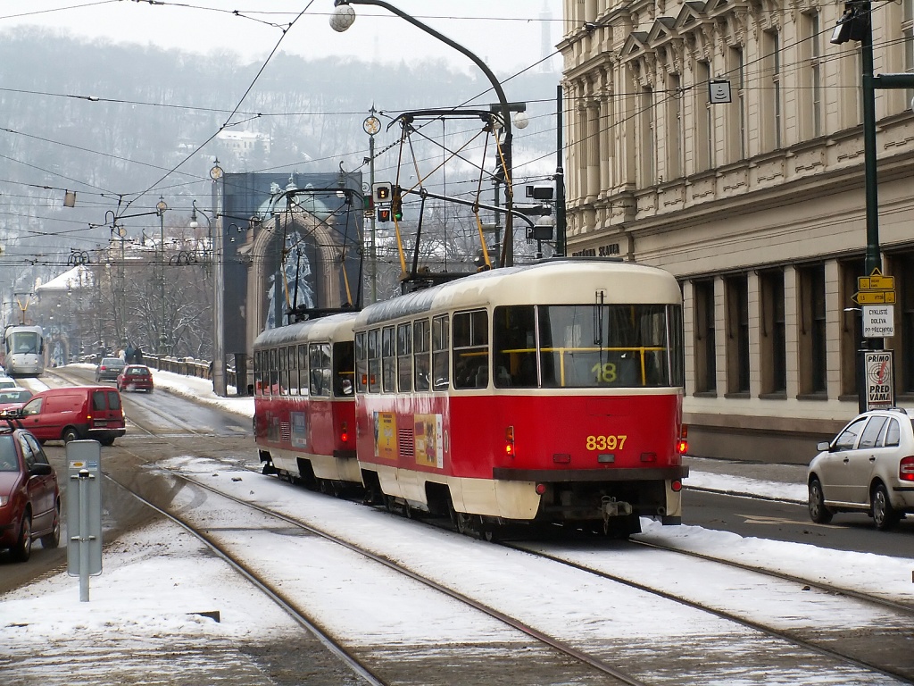 Прага, Tatra T3R.P № 8397