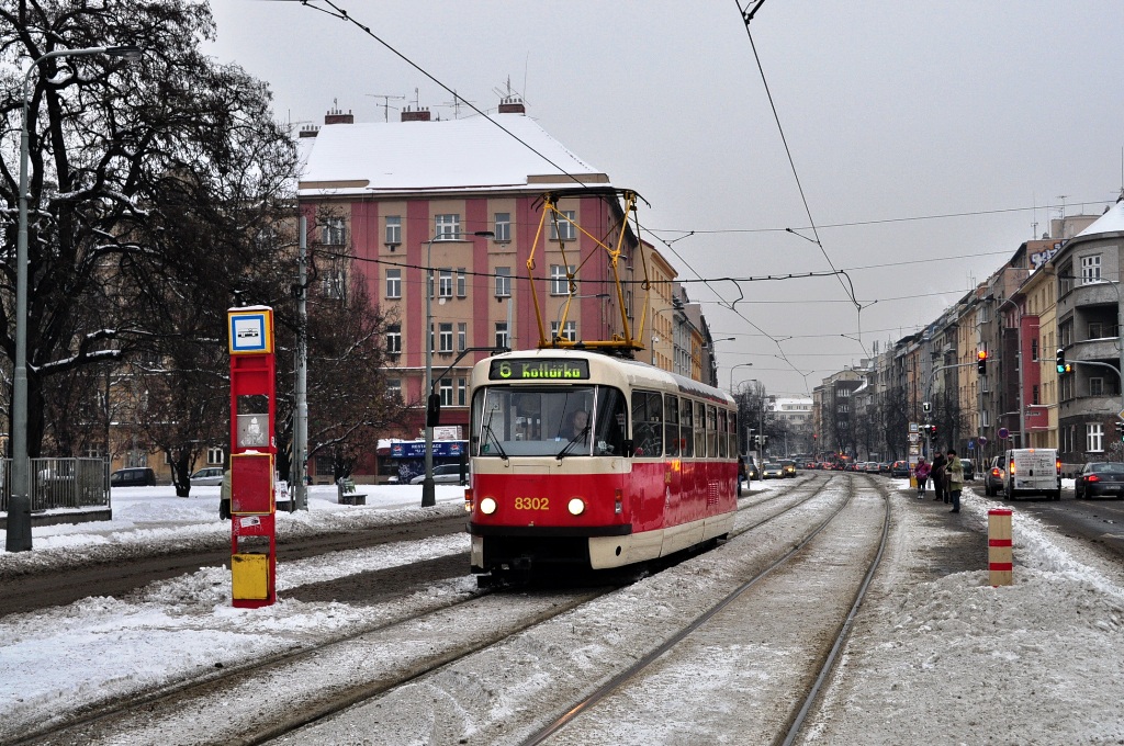 Прага, Tatra T3R.P № 8302
