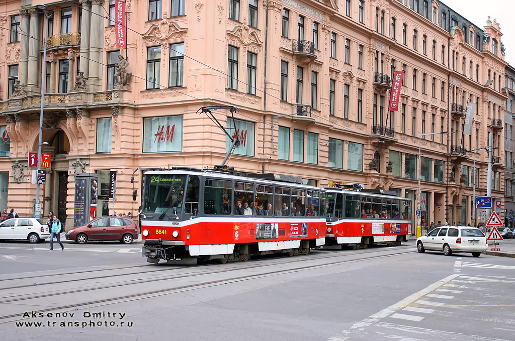 Прага, Tatra T6A5 № 8641