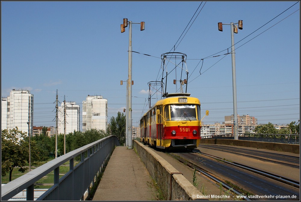 Киев, Tatra T3SU № 5581