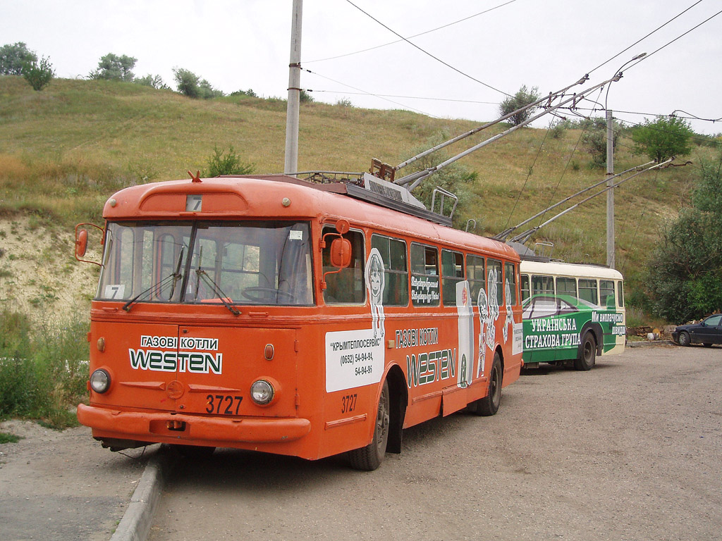 Крымский троллейбус, Škoda 9TrH27 № 3727