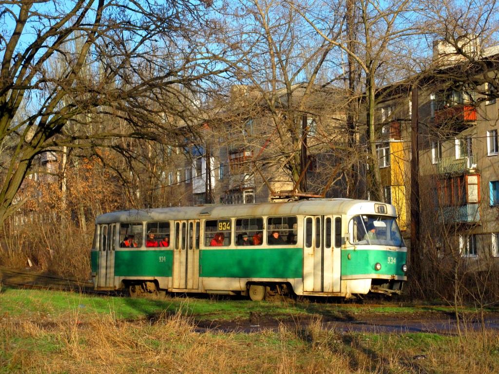 Донецк, Tatra T3SU № 934