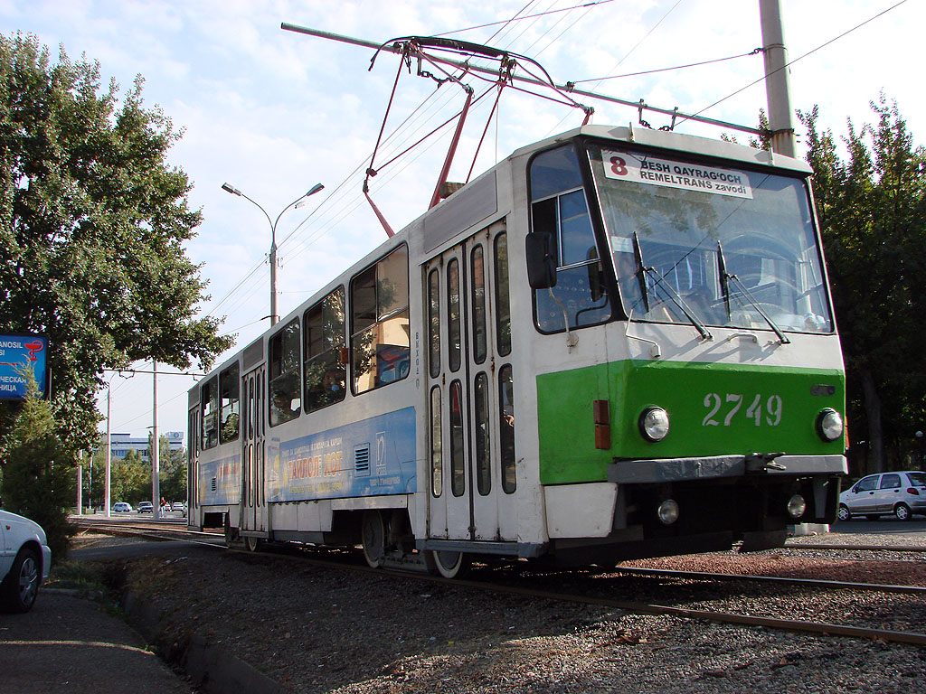 Ташкент, Tatra T6B5SU № 2749