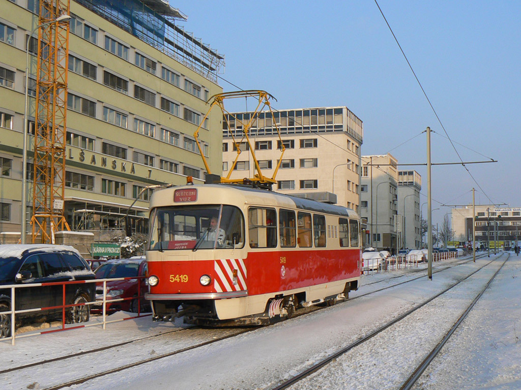 Прага, Tatra T3M № 5419