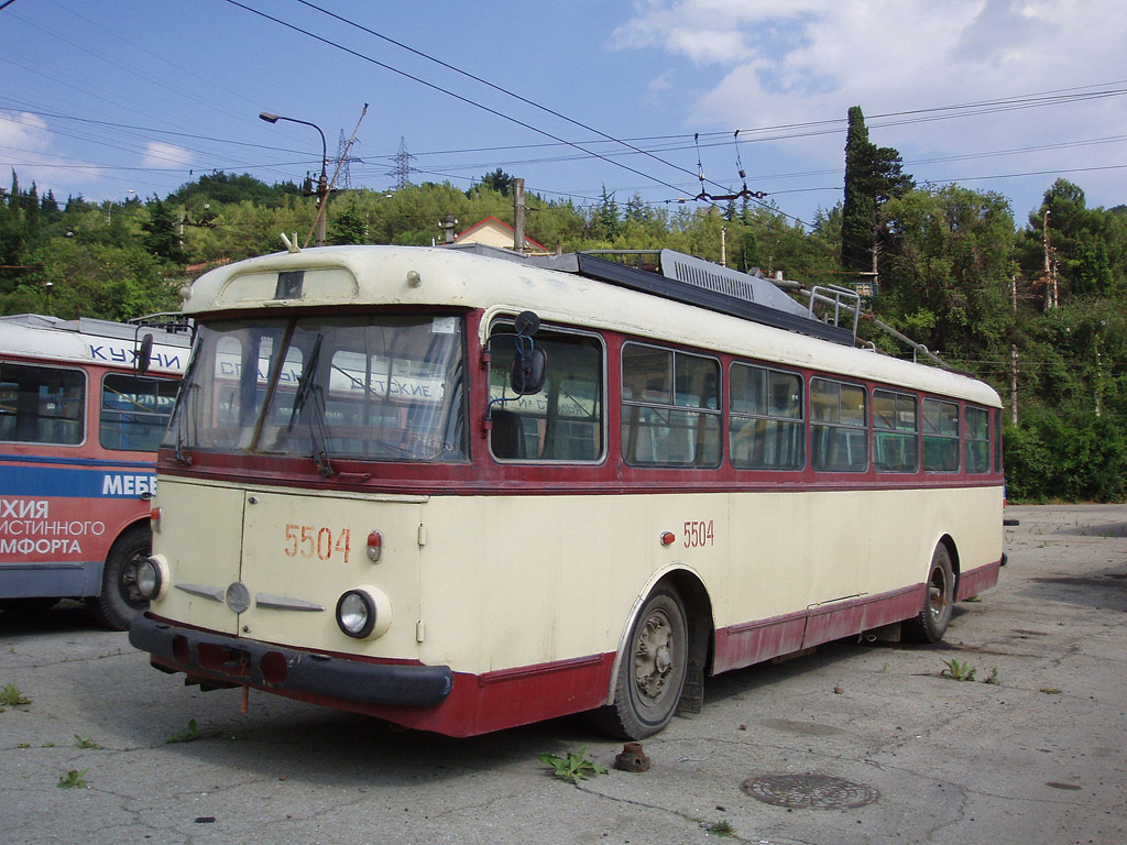 Крымский троллейбус, Škoda 9Tr19 № 5504
