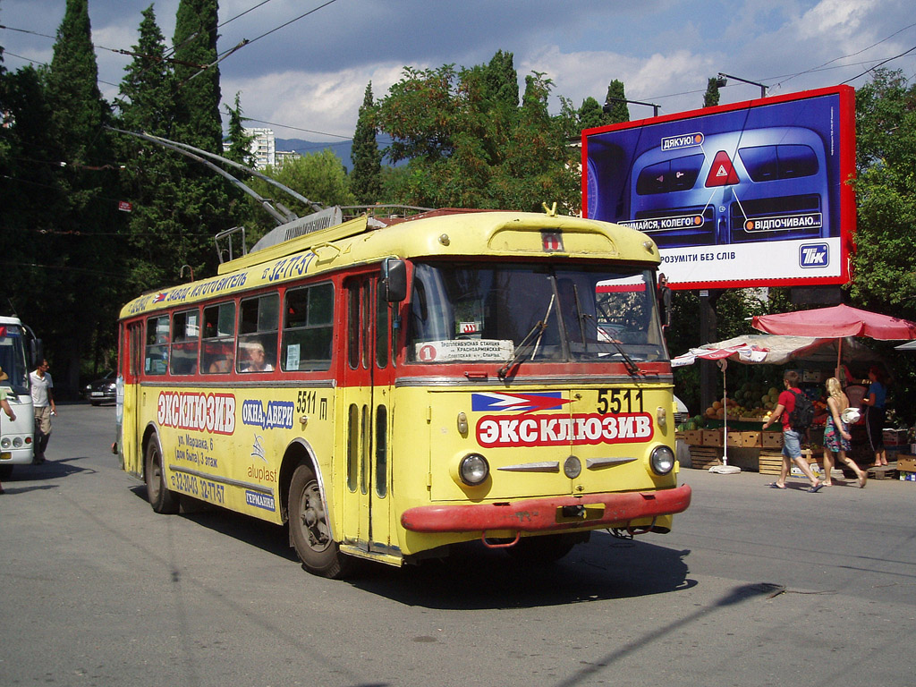 Крымский троллейбус, Škoda 9Tr19 № 5511