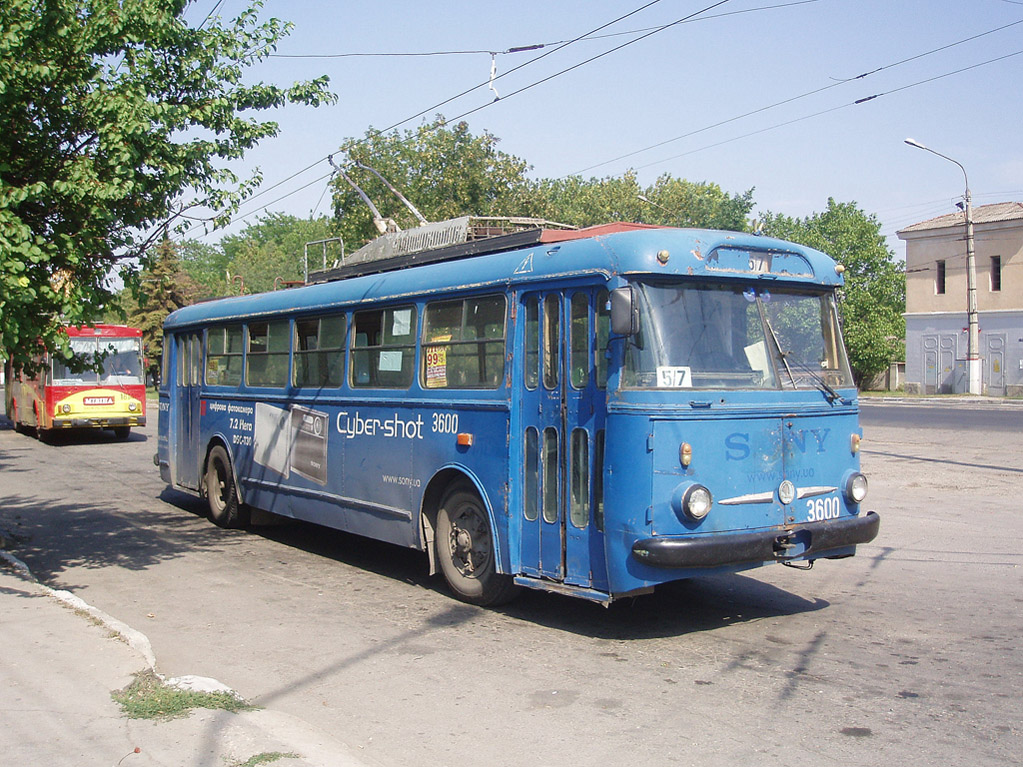 Крымский троллейбус, Škoda 9Tr22 № 3600
