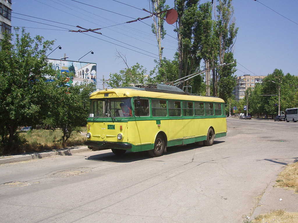 Крымский троллейбус, Škoda 9TrH27 № 3774