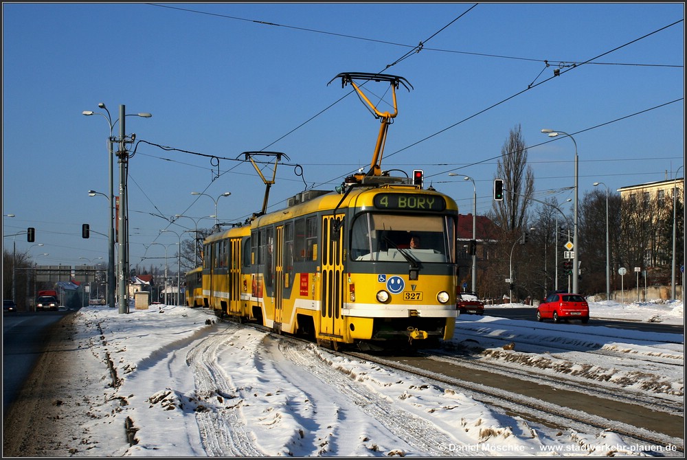 Пльзень, Tatra T3R.PLF № 327