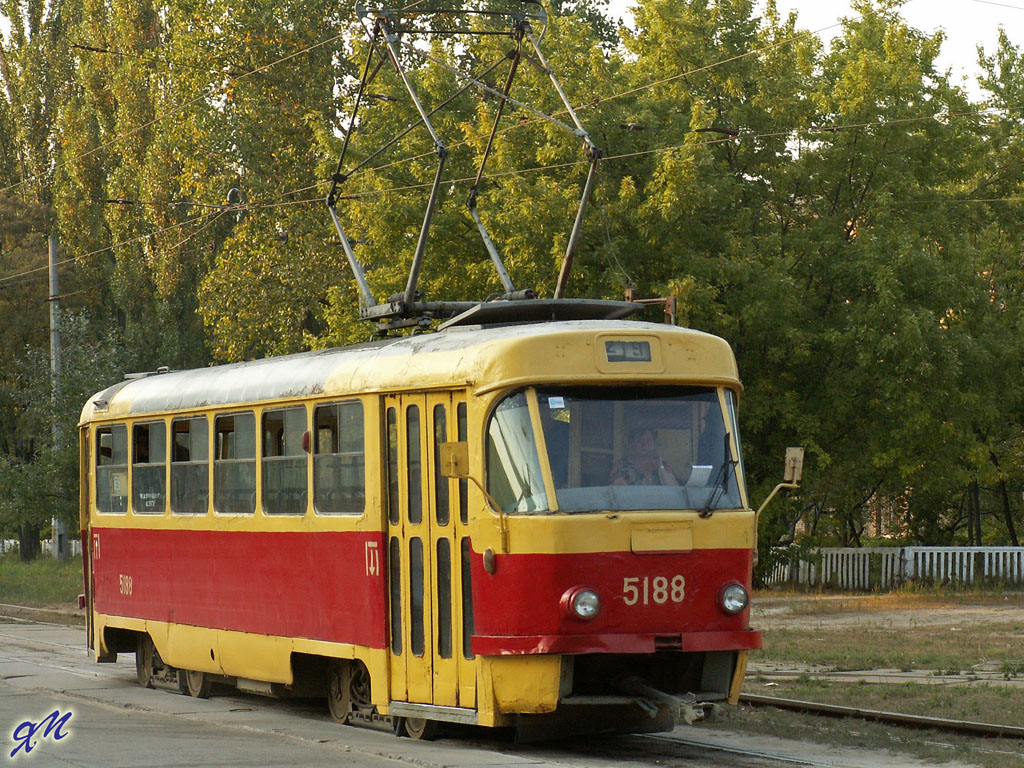 Киев, Tatra T3SU (двухдверная) № 5188