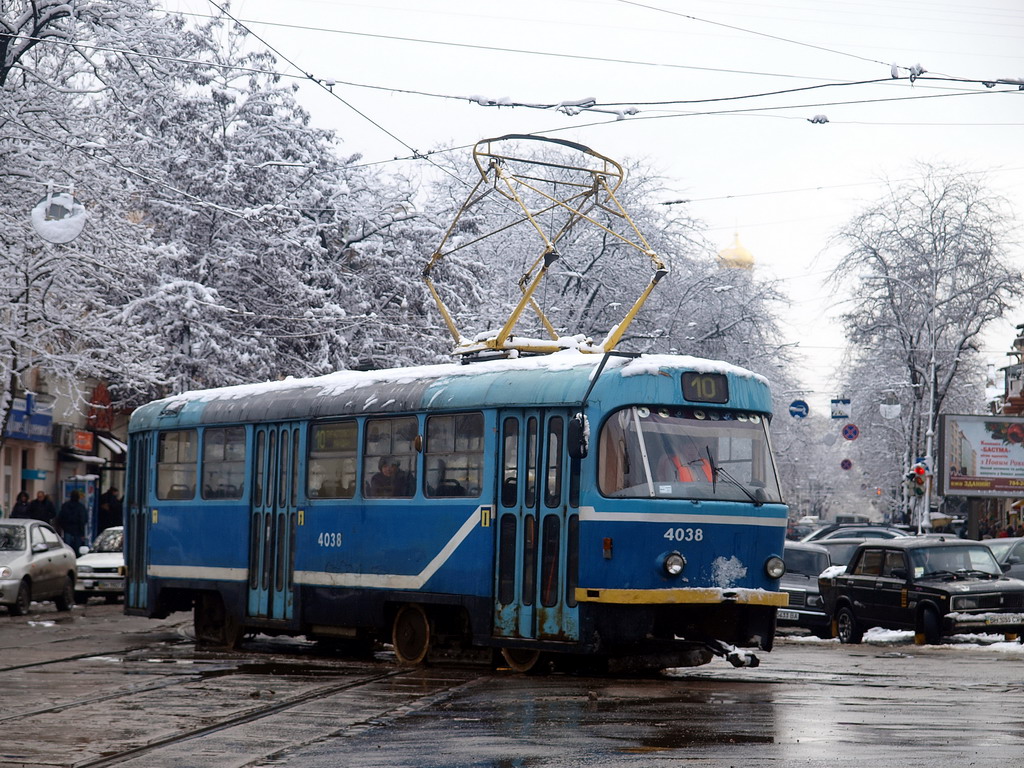 Одесса, Tatra T3R.P № 4038
