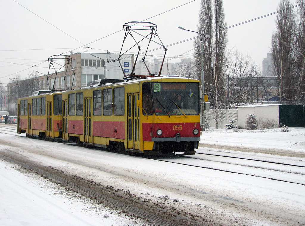 Киев, Tatra T6B5SU № 055