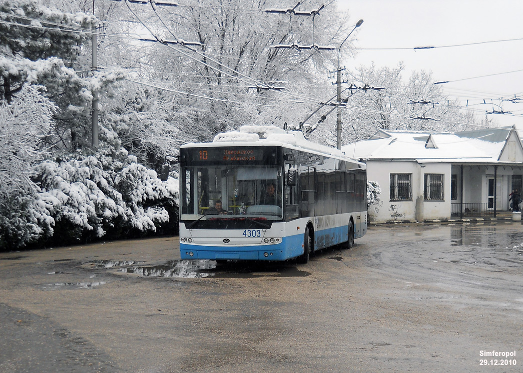 Крымский троллейбус, Богдан Т70110 № 4303