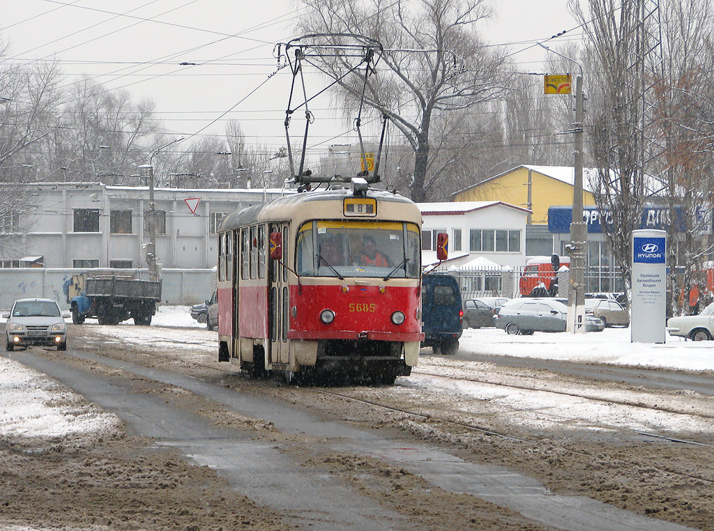 Киев, Tatra T3SU № 5685 Киев, Tatra T3SU № 5685