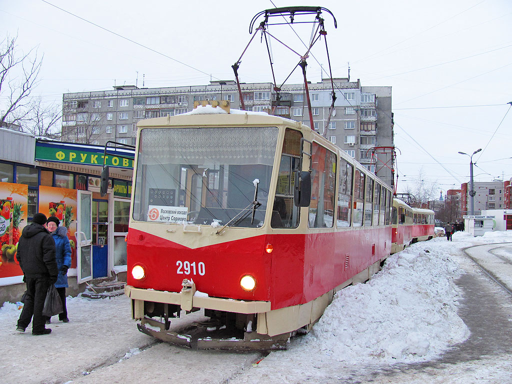 Нижний Новгород, Tatra T6B5SU № 2910