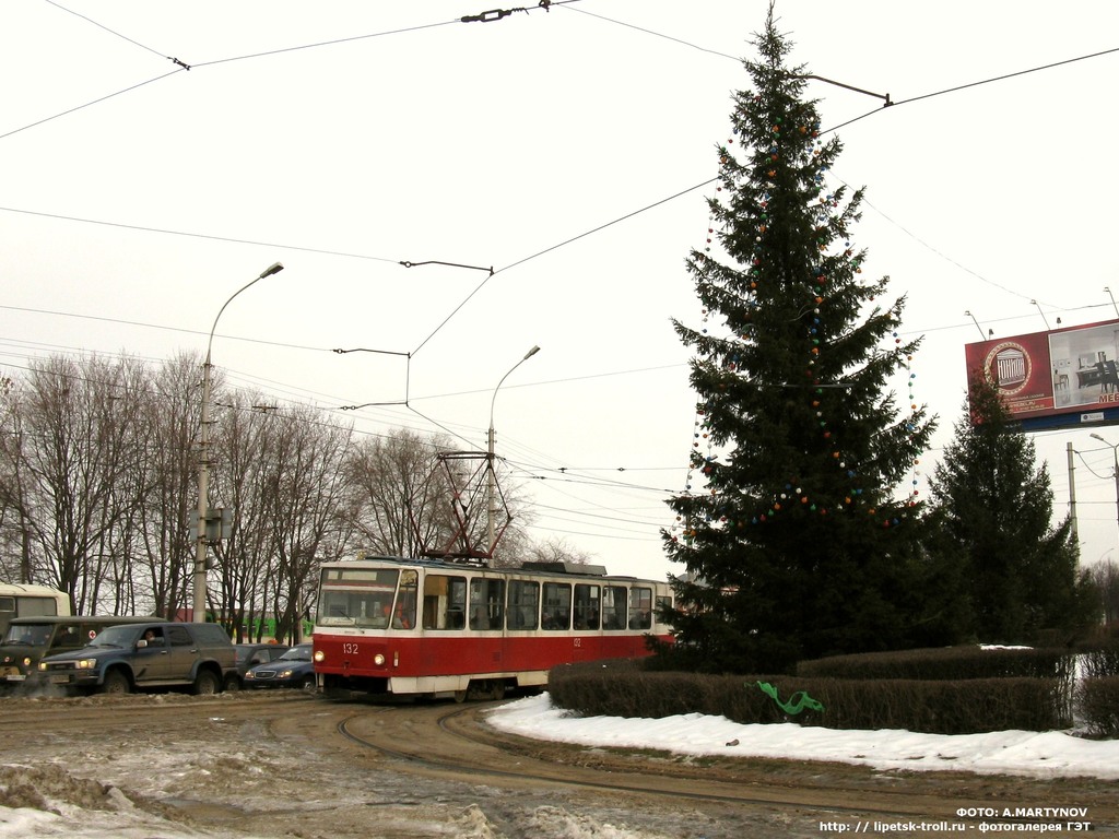 Липецк, Tatra T6B5SU № 132; Липецк — Разные фотографии