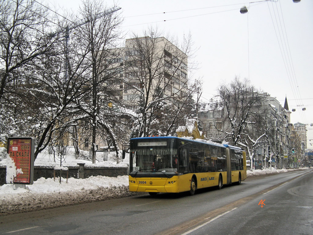 Киев, ЛАЗ E301D1 № 2604