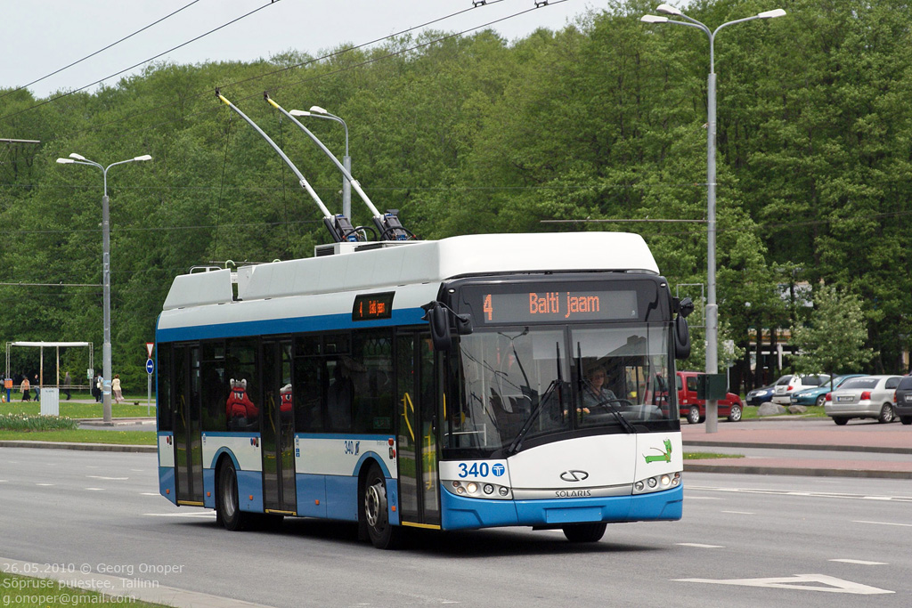 Таллин, Solaris Trollino III 12 AC № 340