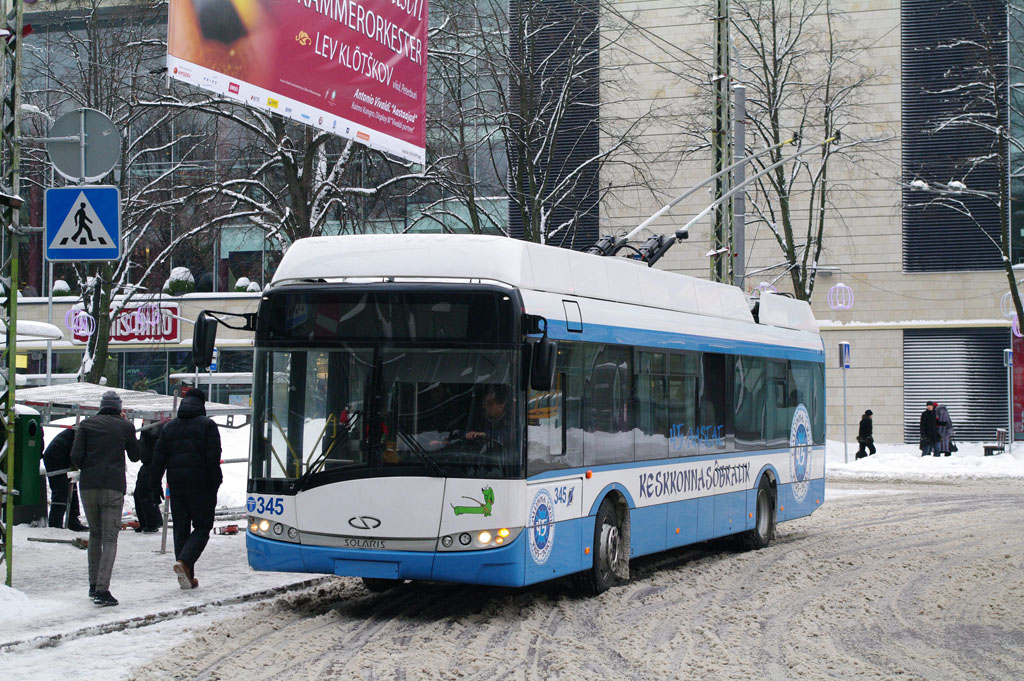 Таллин, Solaris Trollino III 12 AC № 345