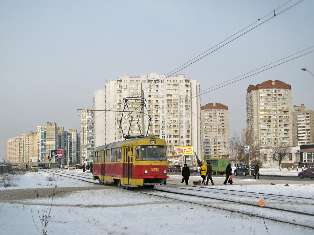 Киев, Tatra T3SU № 5390
