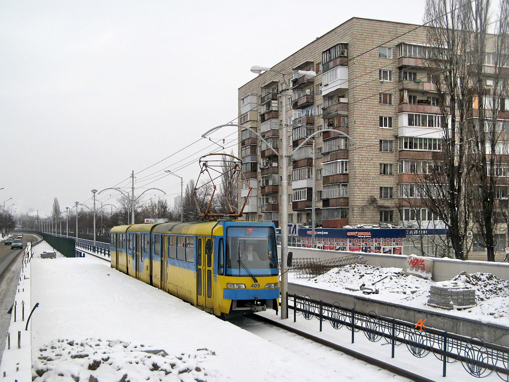 Киев, KT3UA № 405; Киев — Трамвайные линии: Скоростной трамвай