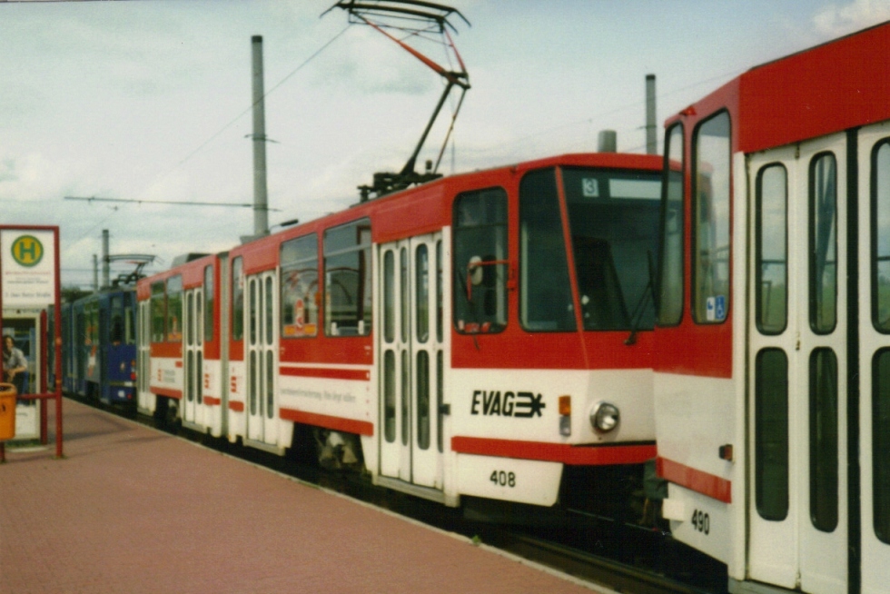 Эрфурт, Tatra KT4D № 408; Эрфурт — Тройники Tatra KT4D+KT4D+KT4D