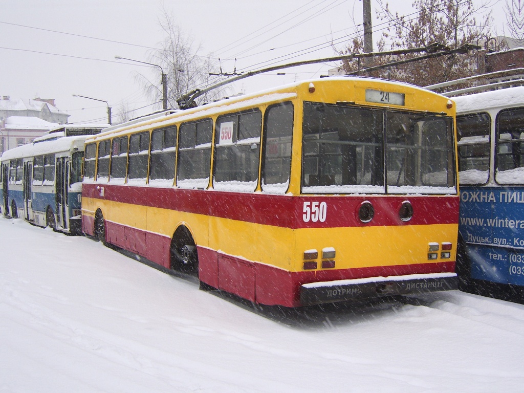 Лвов, Škoda 14Tr89/6 № 550