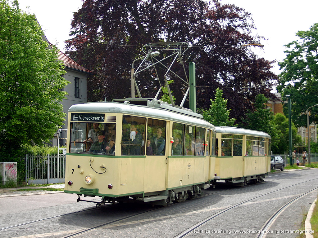 Вольтерсдорф, Uerdingen KSW моторный № 7; Потсдам — 125 Jahre  Straßenbahn in Potsdam 22/05/2005