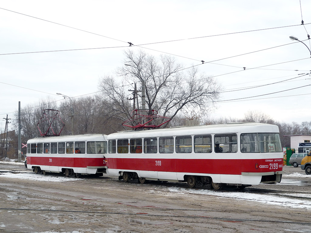 Самара, Tatra T3SU (двухдверная) № 2199