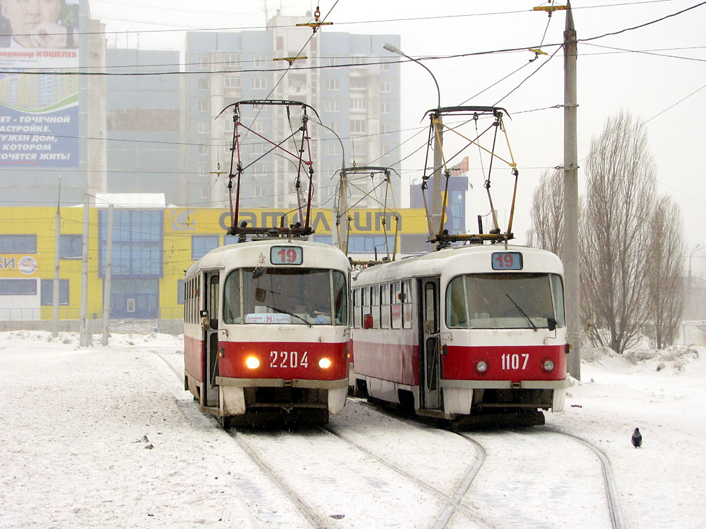 Самара, Tatra T3SU (двухдверная) № 2204
