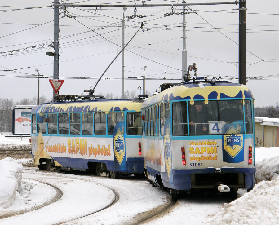 Рига, Tatra T3A № 51081