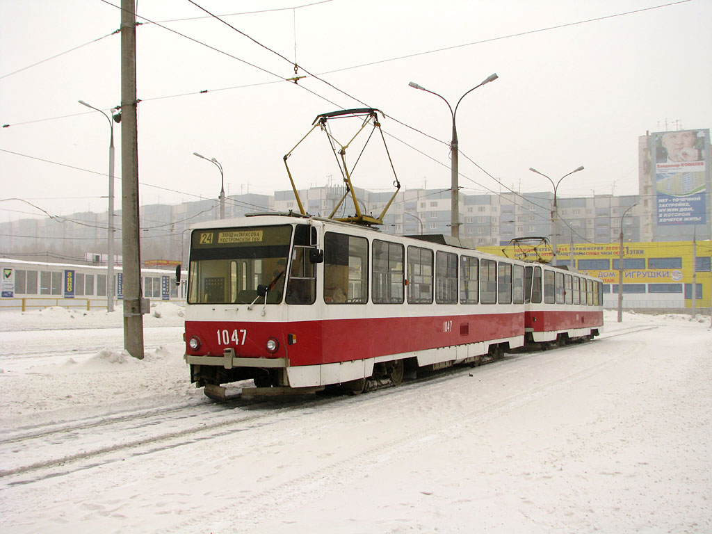Самара, Tatra T6B5SU № 1047; Самара — Конечные станции и кольца (трамвай)