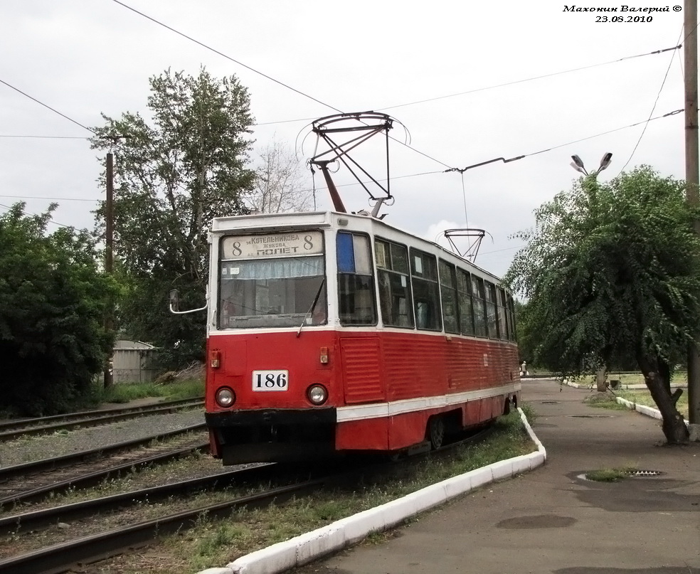 Омск, 71-605 (КТМ-5М3) № 186