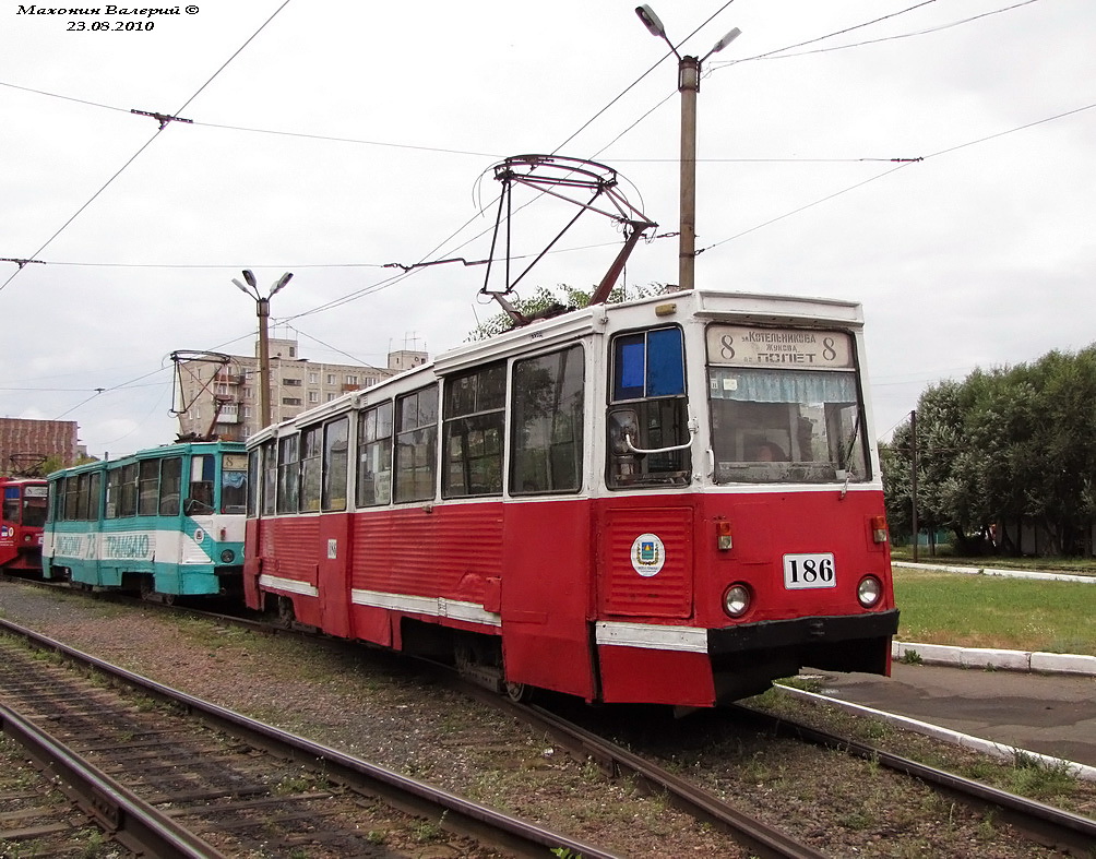 Омск, 71-605 (КТМ-5М3) № 186