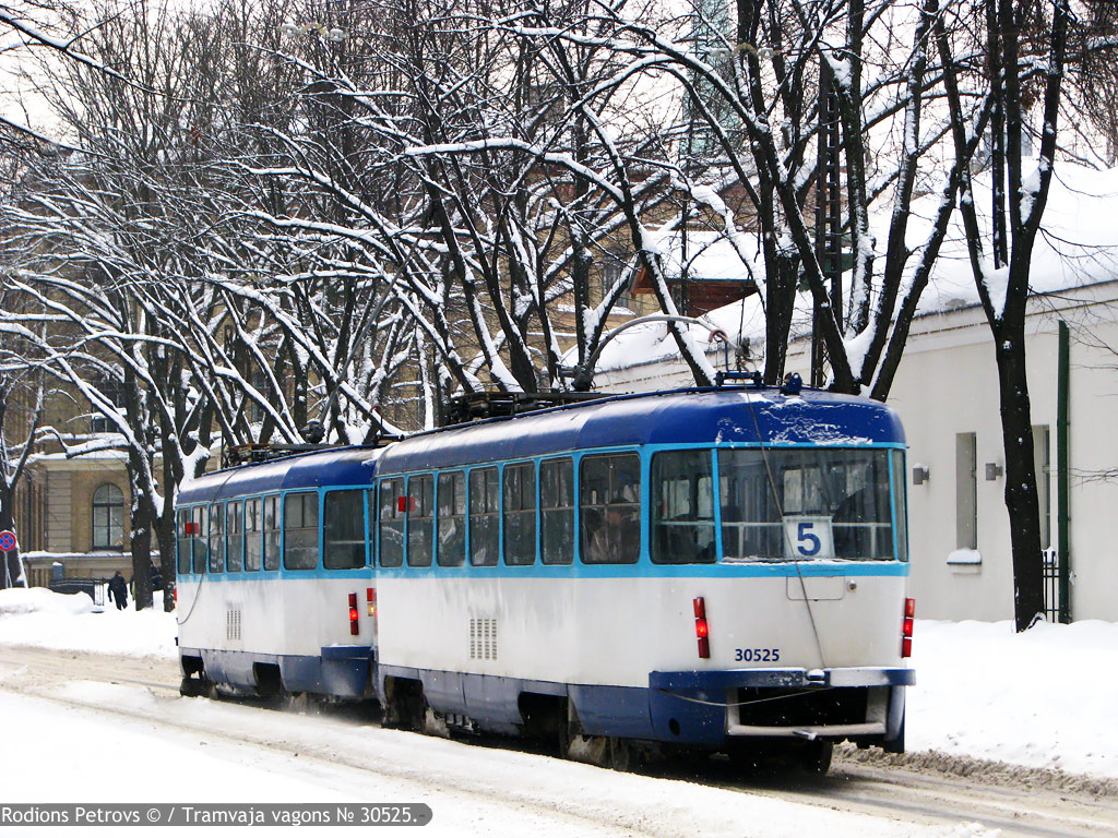 Рига, Tatra T3A № 30525