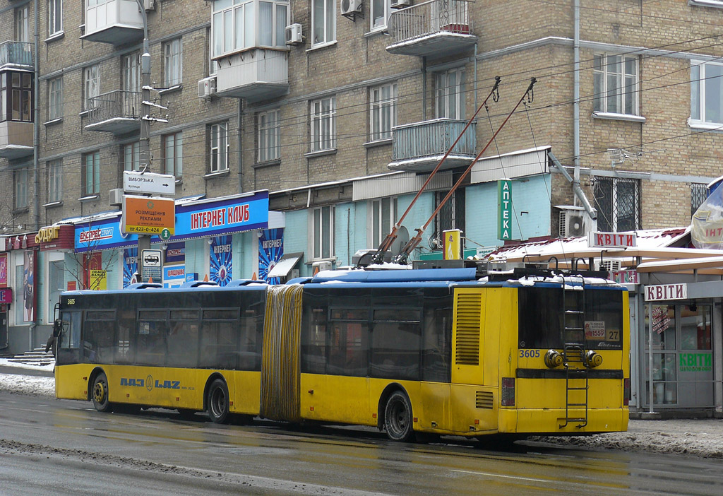 Киев, ЛАЗ E301D1 № 3605