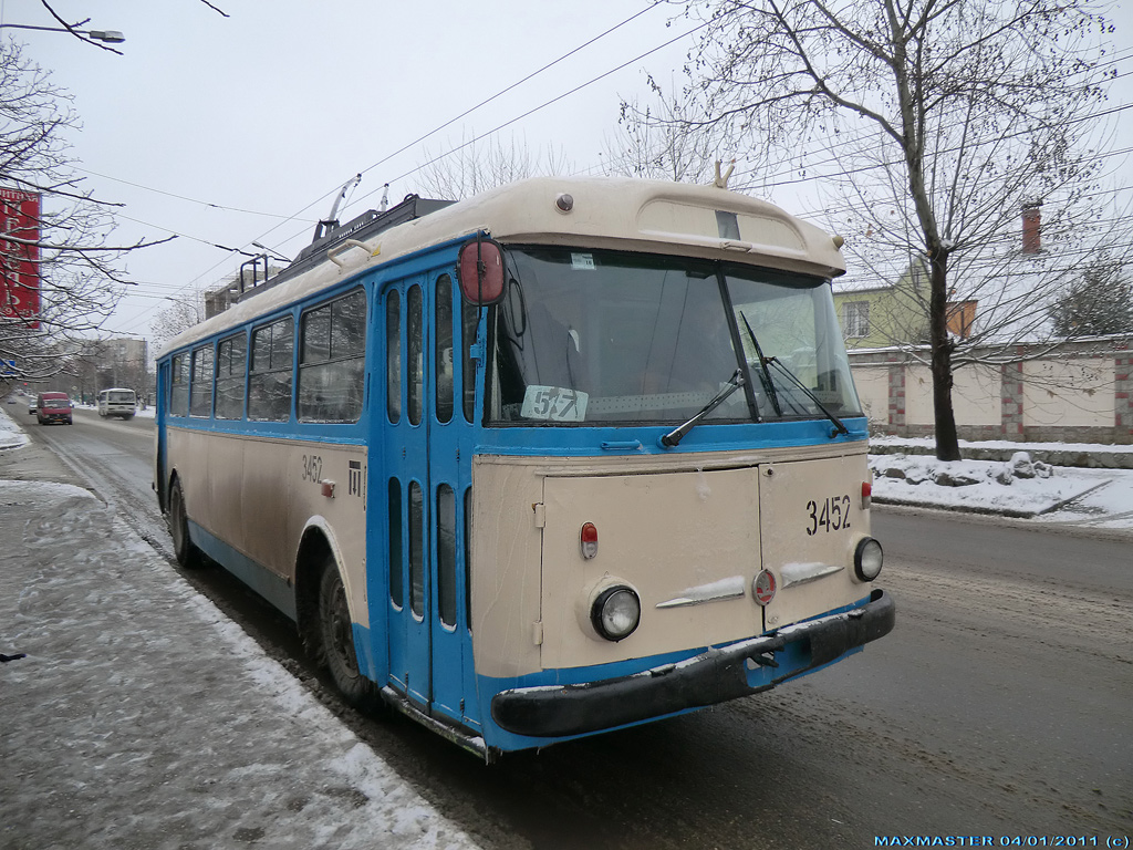 Крымский троллейбус, Škoda 9Tr18 № 3452